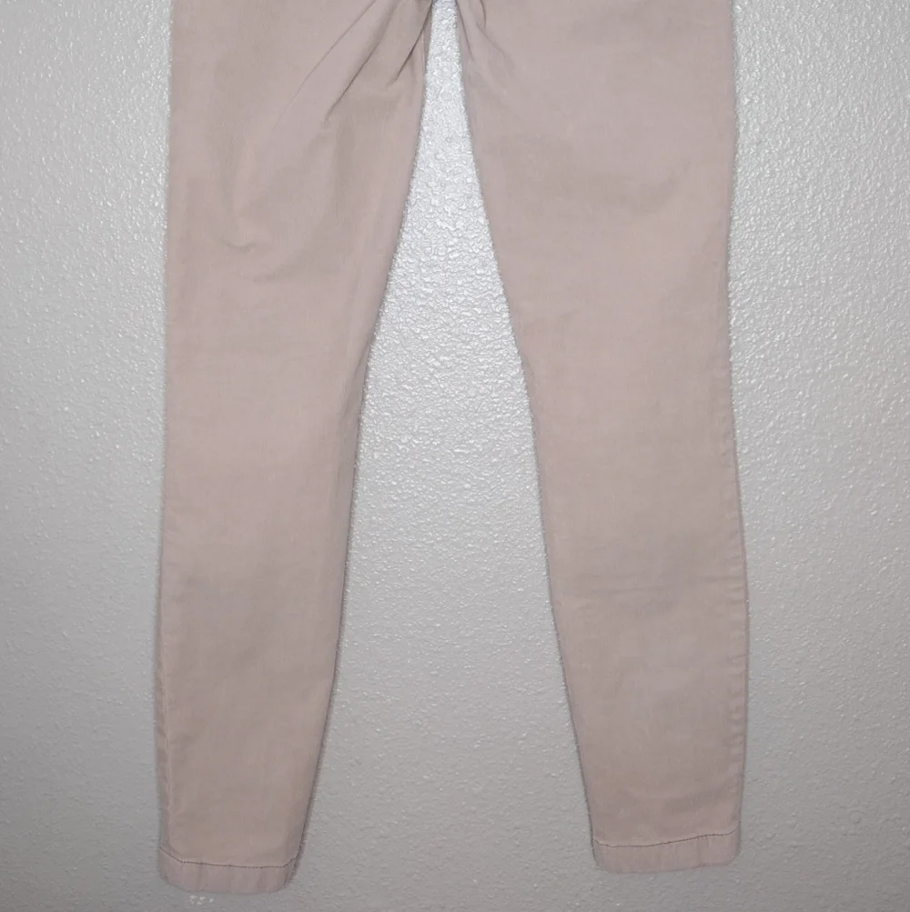 Tory Burch Side Zip Corduroy Office Casual Neutral Taupe Pants Sz 27